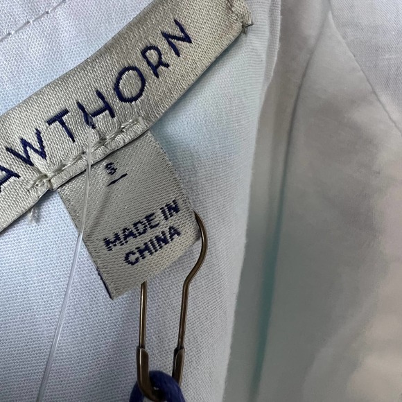 41 Hawthorn Size S Stripe Sleeveless Knee Dress Tie Waist Fit & Flare Lined NWT - Picture 14 of 16